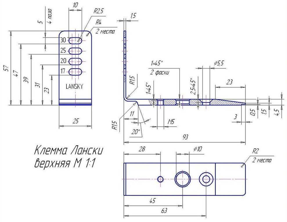 Как сделать приспособление для заточки и наточить нож рубанка или стамеску своими руками