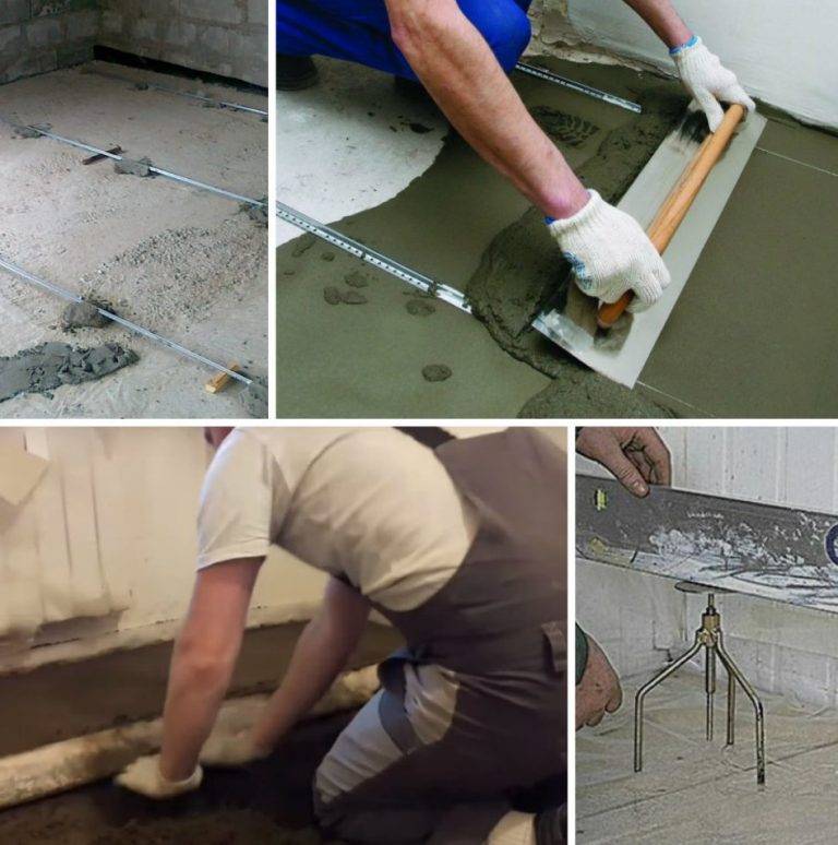Цементная стяжка пола своими руками: последовательность операций и материалы | онлайн-журнал о ремонте и дизайне