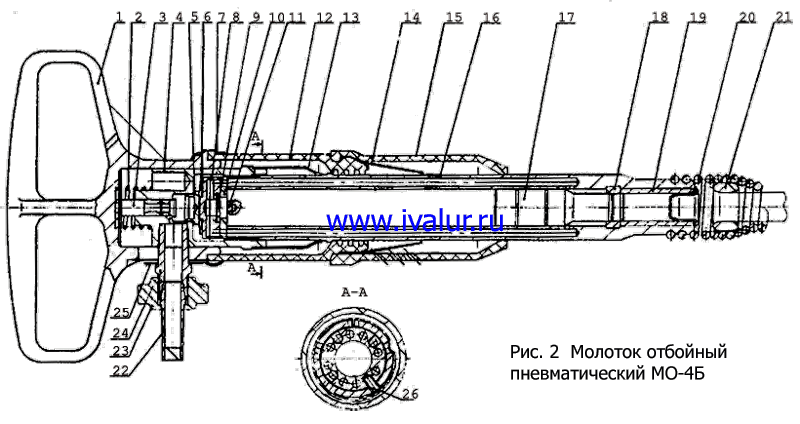 Моп 2 отбойный молоток схема