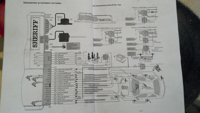 Aps2400tx sheriff схема подключения