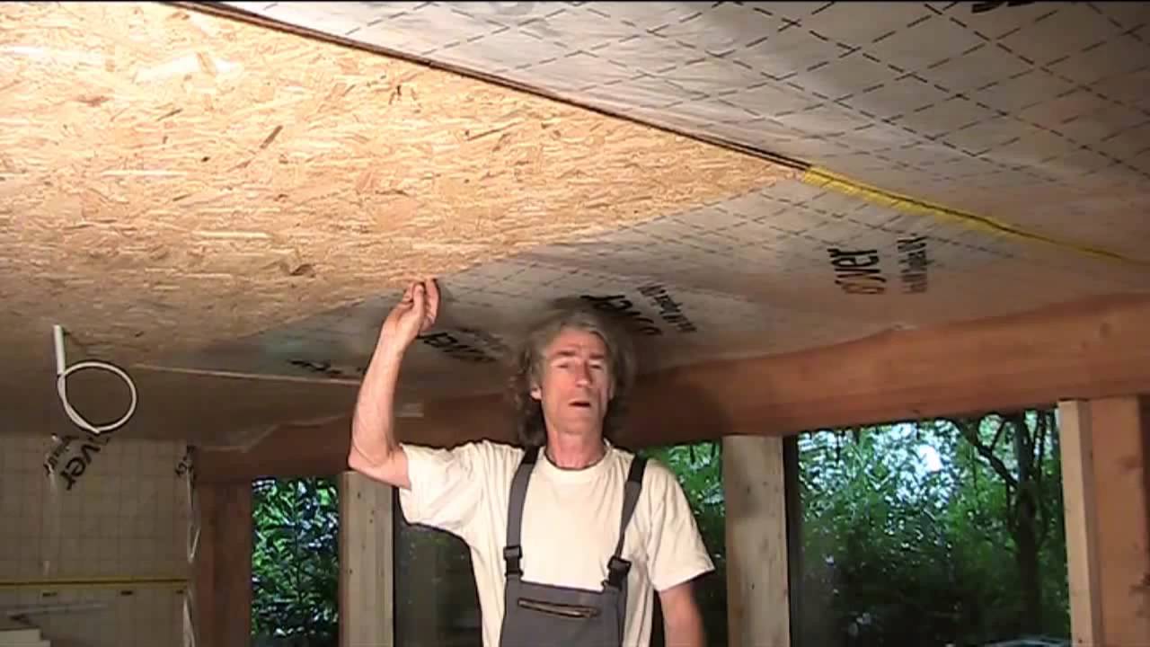 Потолок из осб плит и его отделка своими руками