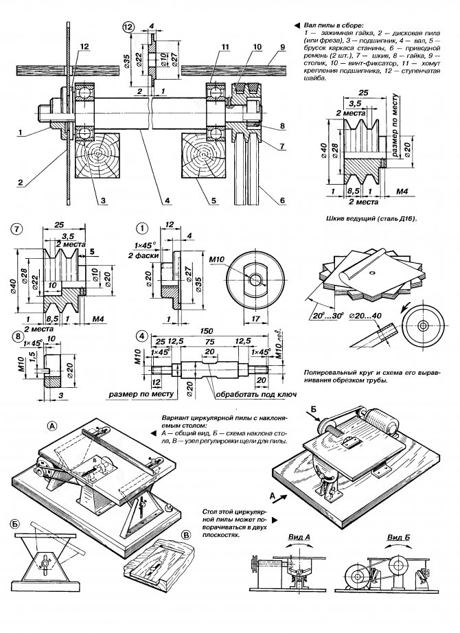 Мини станки своими руками чертежи