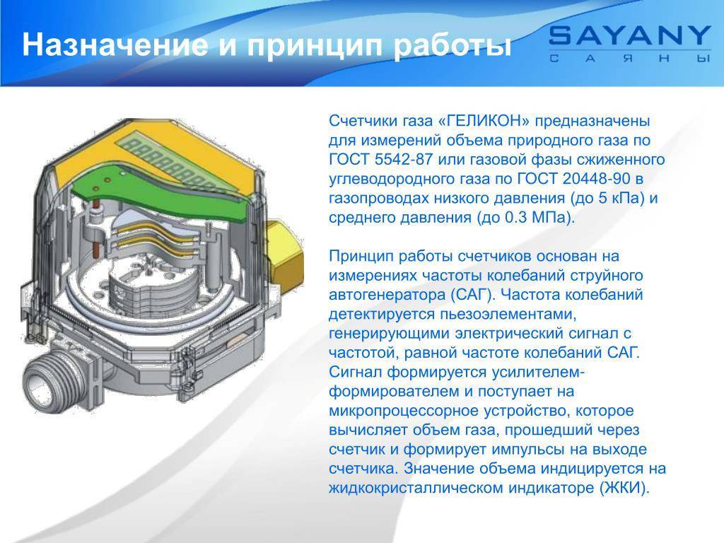 Счетчики газа: виды, устройство и принцип работы