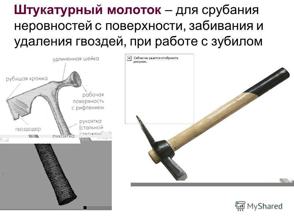 Виды молотков и их назначение