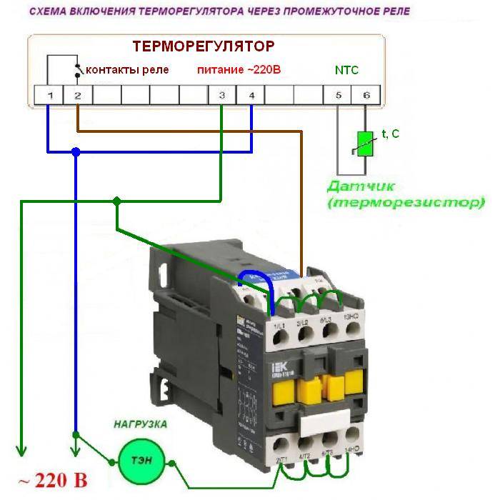 5 схем подключения мастер выключателя через контактор