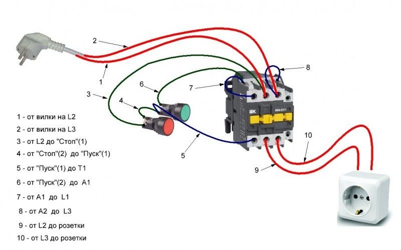 Схемы подключения магнитного пускателя: детальная инструкция
