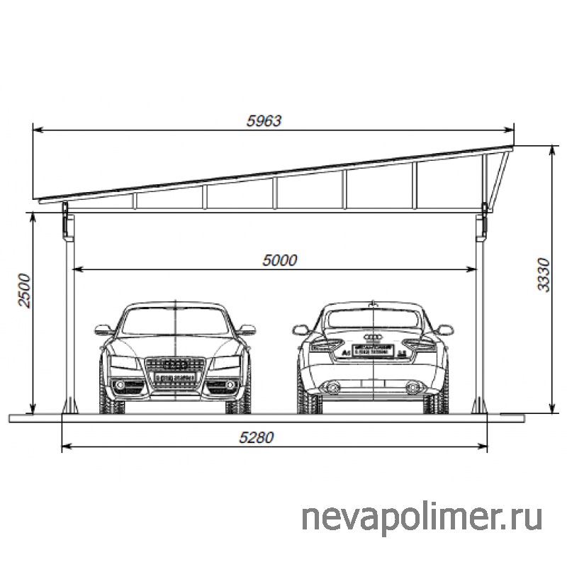 Гараж для газели размеры чертежи фото