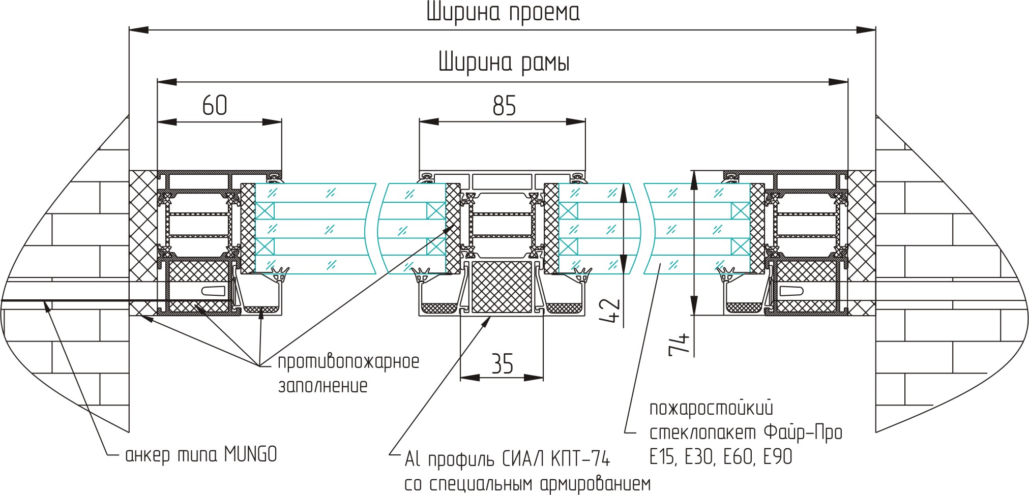 Как устроены противопожарные окна: их особенности и показатели, где они применяются, типы ОП-1, ОП-2, составляющие элементы окон рама, стекло