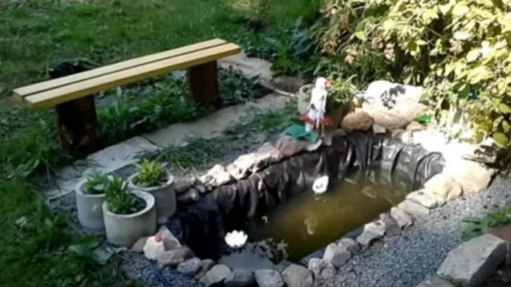 Водоем из ванны на даче своими руками