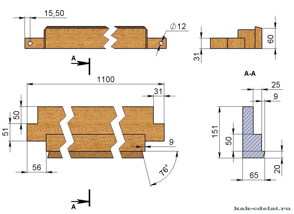 Деревянная рама своими руками чертежи