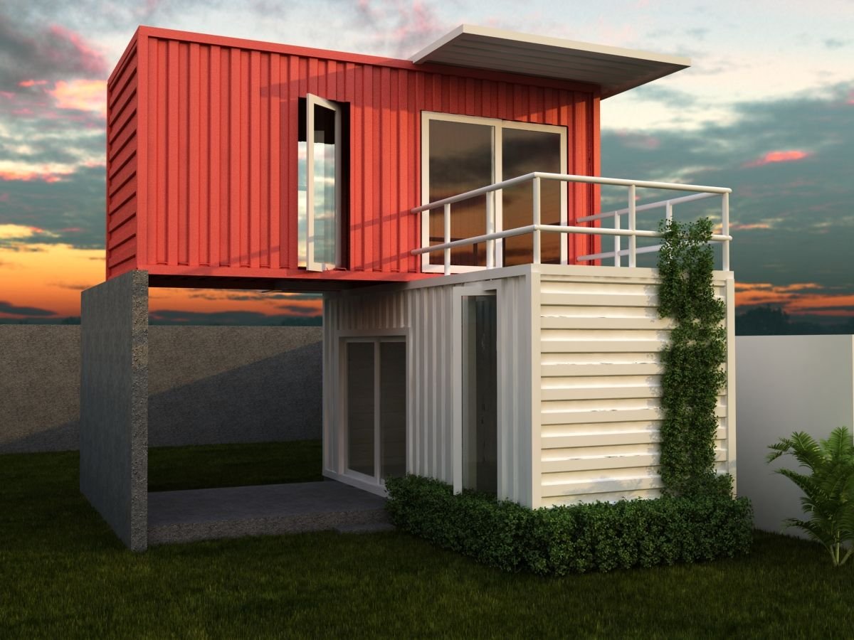 Дизайн дома из контейнеров фото